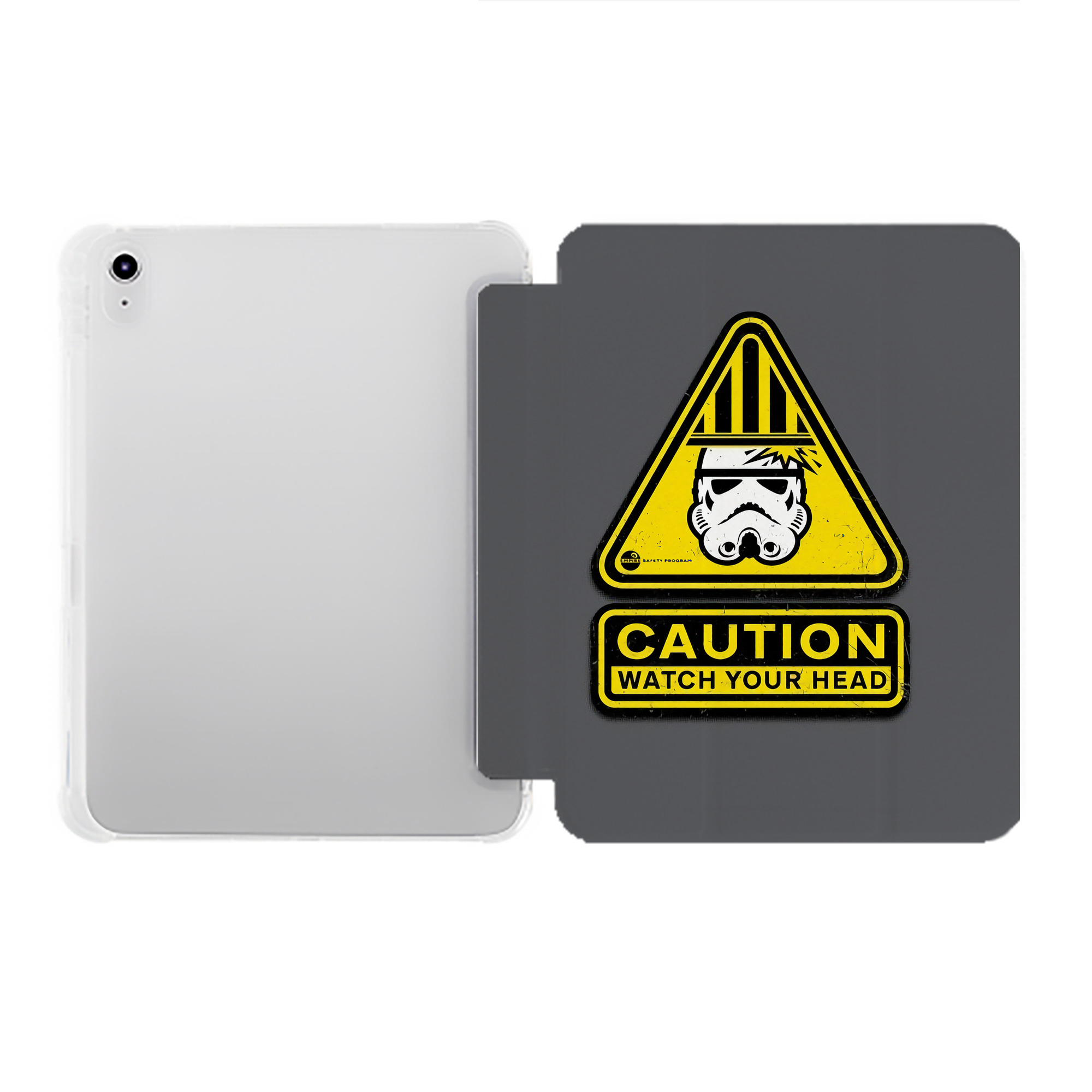 （画像用） スター・ウォーズ Star Wars IPad ケース ペン収納付き 三つ折りスタンド PUレザー×シリコン 対応機種9.5/10.5/10.9インチ